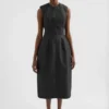 Technical Faille Dress