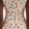 Technical Faille Printed Dress