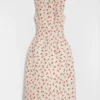 Technical Faille Printed Dress