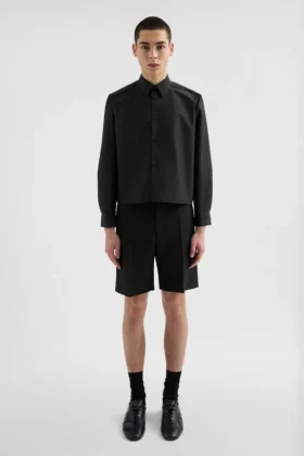 Wool Canvas Shorts