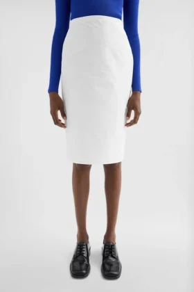 Technical Faille Skirt