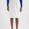 Technical Faille Skirt