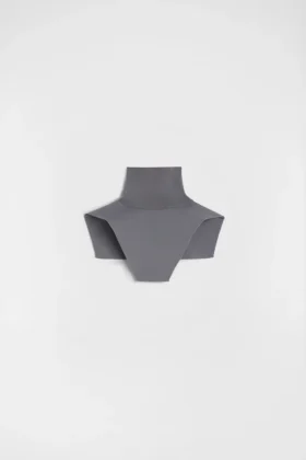 Technical High-Neck Plastron