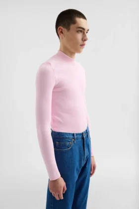Technical Mock-Neck Sweater
