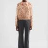 Technical Organdy Printed Blouson
