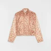 Technical Organdy Printed Blouson