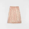 Technical Organdy Printed Skirt