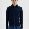 Technical Zip-Up Cardigan