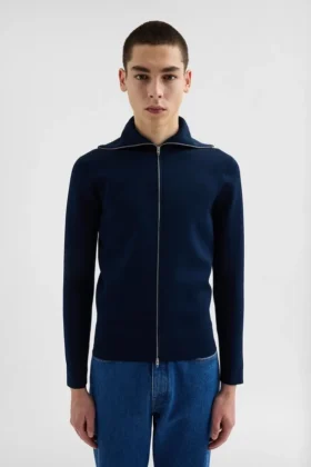 Technical Zip-Up Cardigan