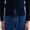 Technical Zip-Up Cardigan