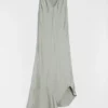 V-Neck Dress with Crystals