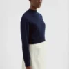 Wool Blend Cropped Sweater