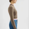 Wool Blend Cropped Sweater