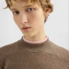 Wool Blend Cropped Sweater