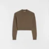 Wool Blend Cropped Sweater