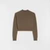 Wool Blend Cropped Sweater