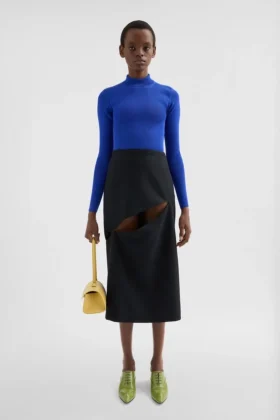 Wool Blend Skirt