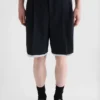 Wool Canvas Shorts
