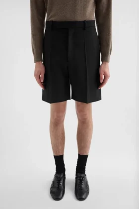 Wool Canvas Shorts
