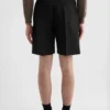 Wool Canvas Shorts