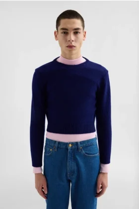 Wool Cropped Sweater