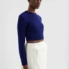 Wool Cropped Sweater