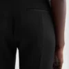 Wool Flared Trousers