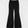 Wool Flared Trousers