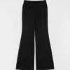 Wool Flared Trousers