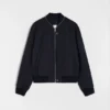 Wool Gabardine Bomber Jacket