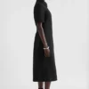 Wool Gabardine Shirt Dress