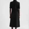 Wool Gabardine Shirt Dress