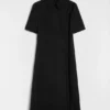 Wool Gabardine Shirt Dress