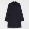 Wool Gabardine Shirt Dress