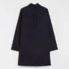 Wool Gabardine Shirt Dress