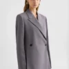 Wool Gabardine Tailored Jacket