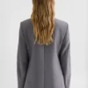 Wool Gabardine Tailored Jacket