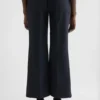 Wool Gabardine Tailored Trousers