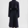 Wool Gabardine Trench Coat