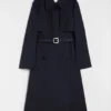Wool Gabardine Trench Coat