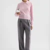 Wool Gabardine Trousers