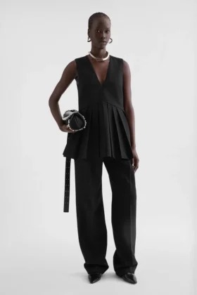 Wool Gabardine Trousers