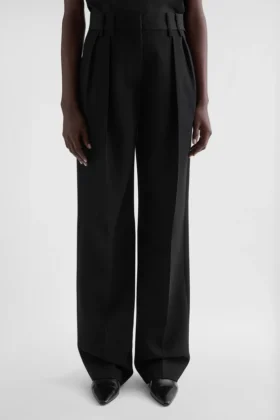 Wool Gabardine Trousers
