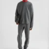 Wool Melton Crew-Neck Sweatshirt