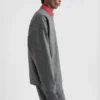 Wool Melton Crew-Neck Sweatshirt