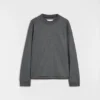 Wool Melton Crew-Neck Sweatshirt
