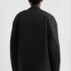 Wool Melton Padded Bomber Jacket