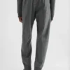 Wool Melton Sweatpants