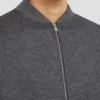 Wool Melton Zip-Up Jacket
