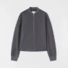 Wool Melton Zip-Up Jacket
